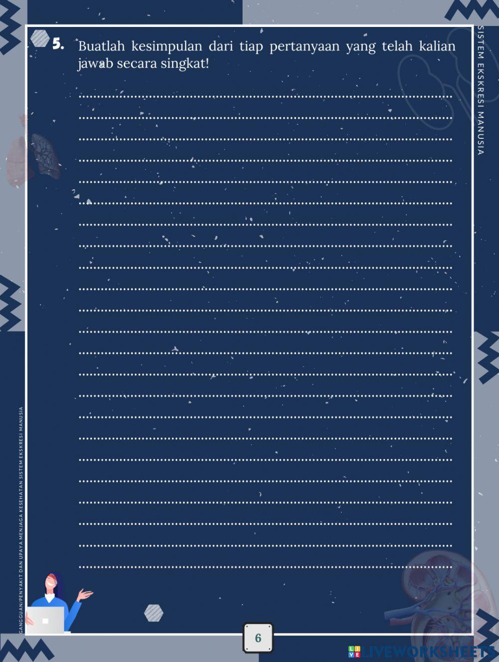 LKPD Elektronik Berbasis Inkuiri Terbimbing Materi Sistem Ekskresi Manusia 2