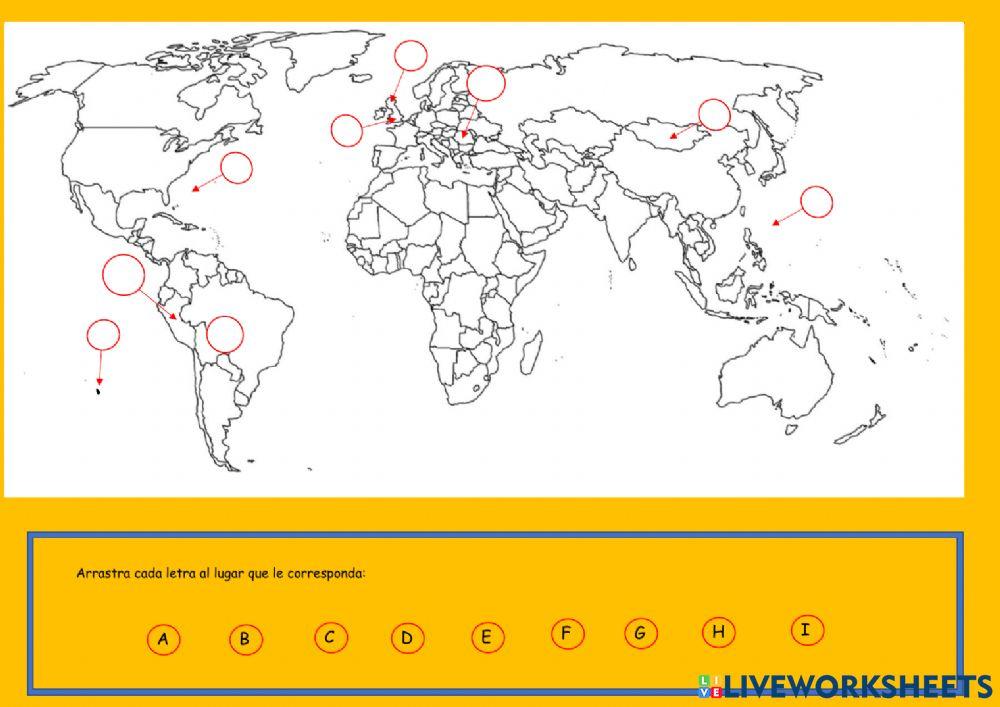 Localización geográfica de lugares con misterio