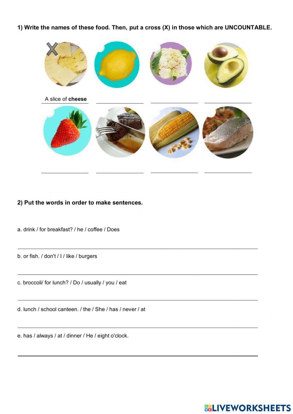 At the school canteen review