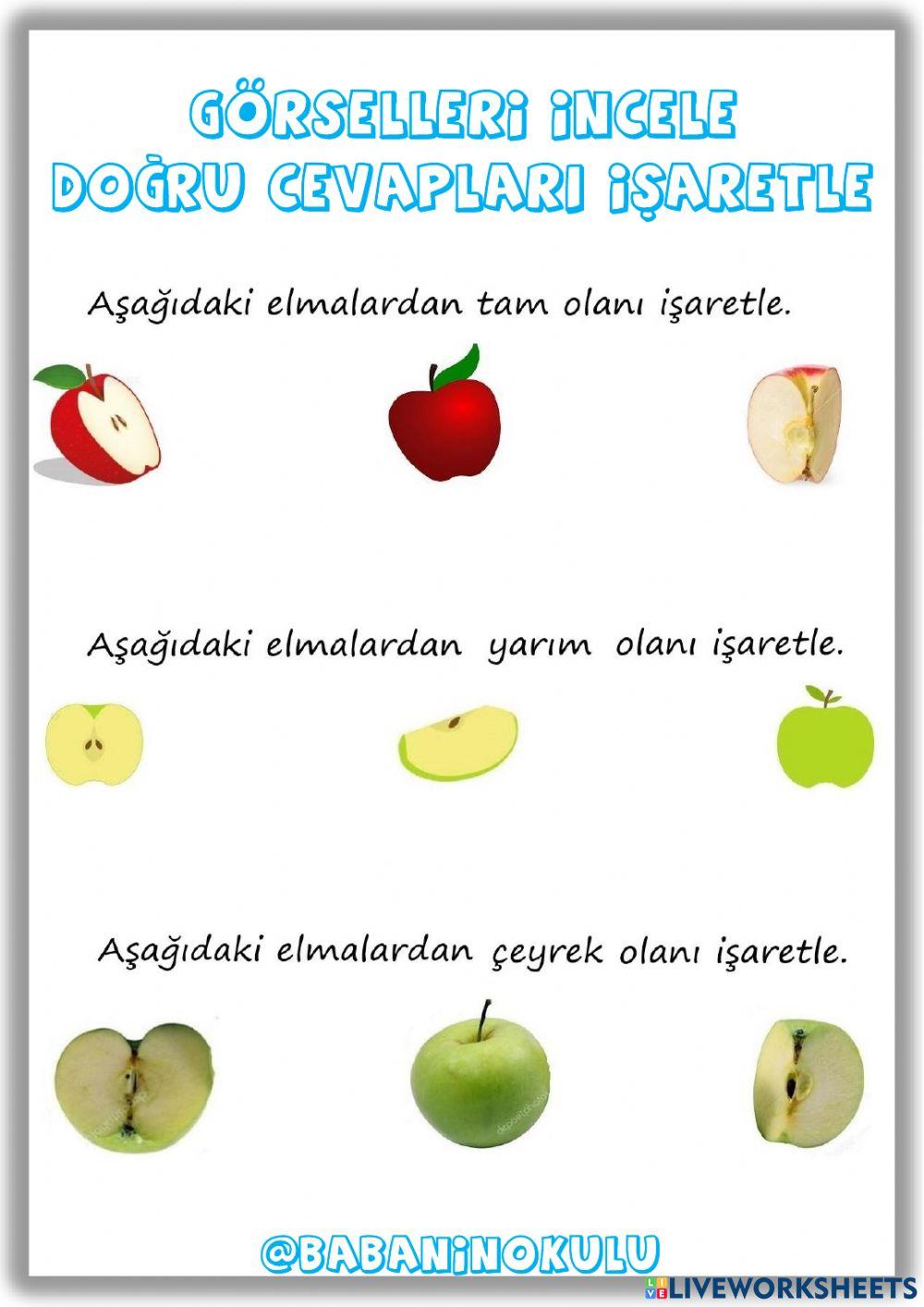 TAM-YARIM-ÇEYREK TAM-YARIM-ÇEYREK