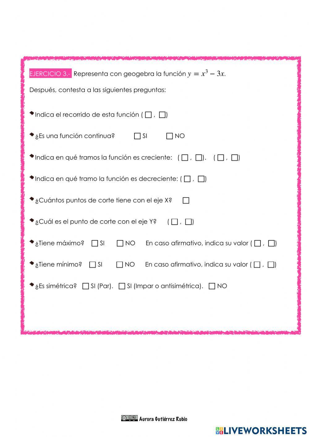 FUNCIONES CON GEOGEBRA (I)
