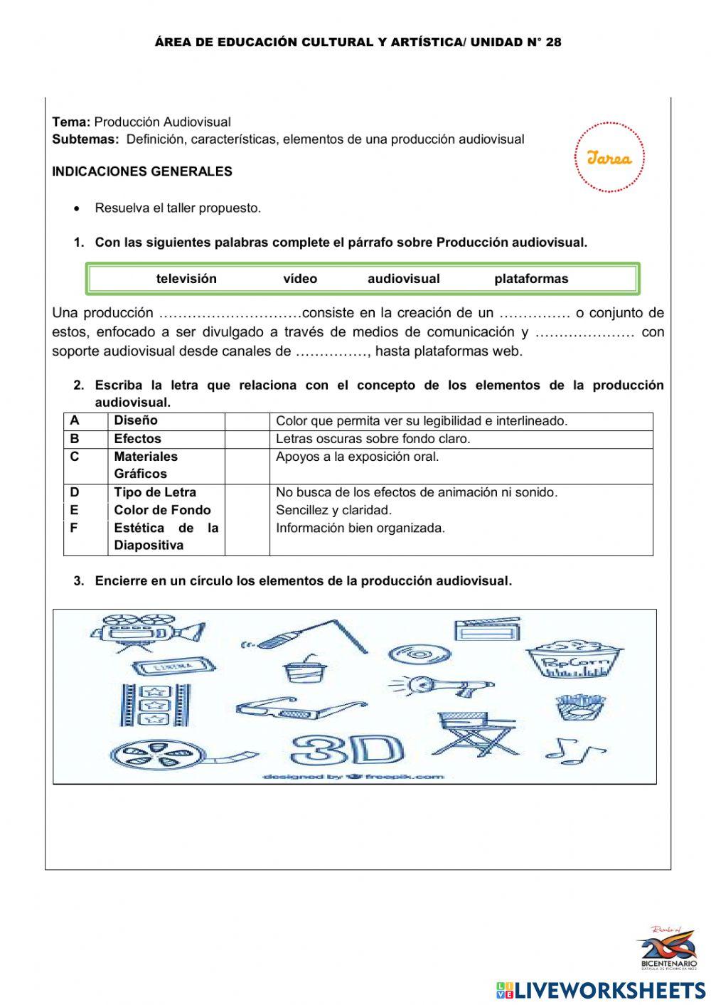 Producción Audiovisual