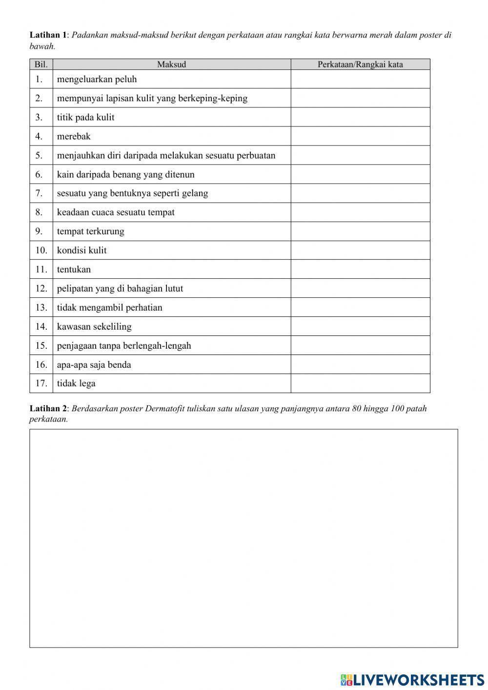 Hindari Dermatofit (IUlasan)