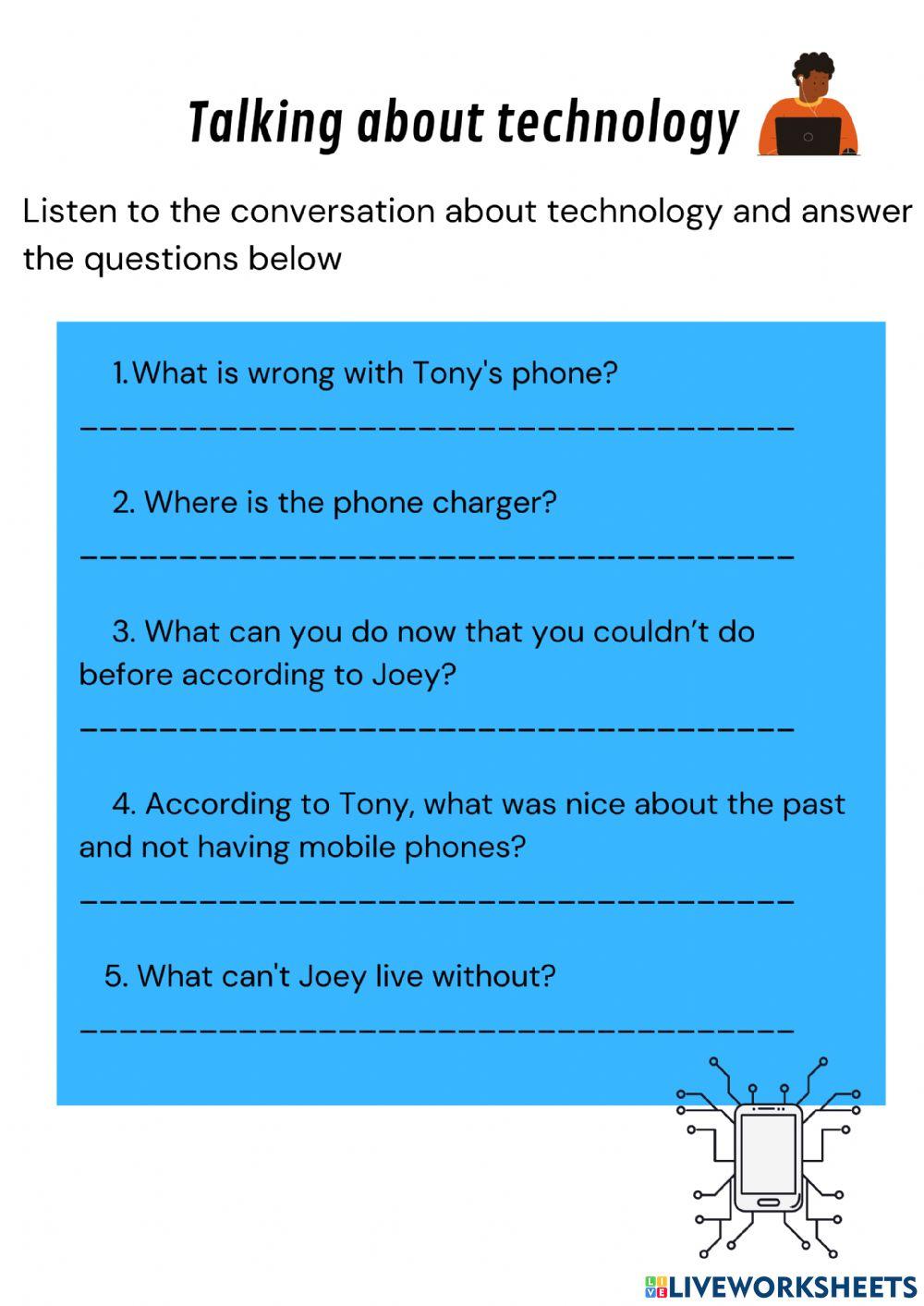 Talking about technology