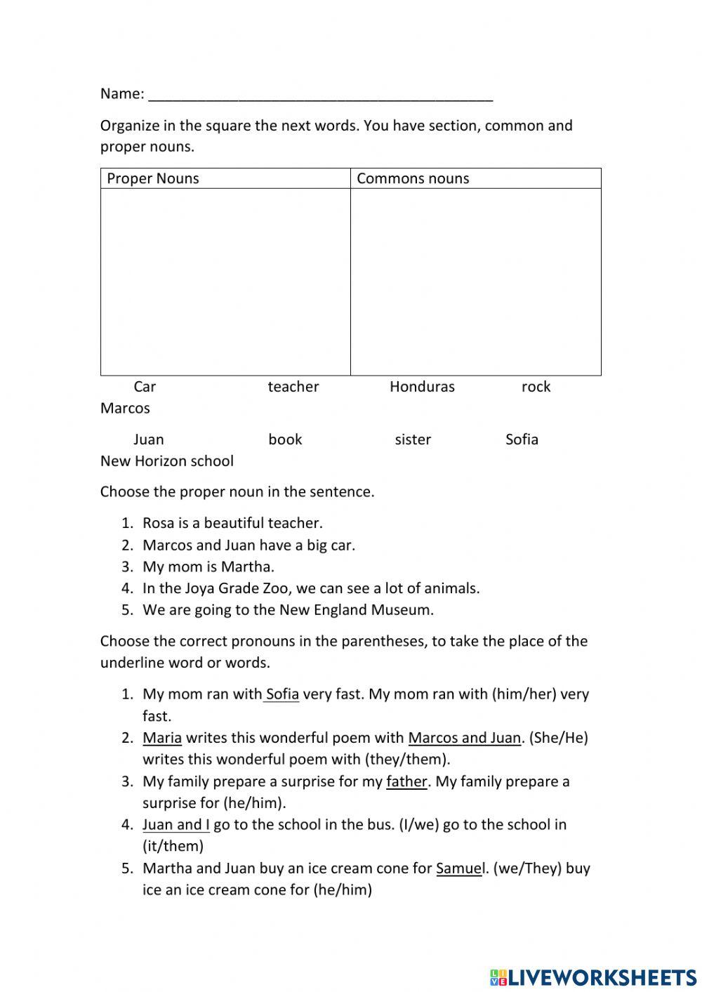 Pronouns Pronouns