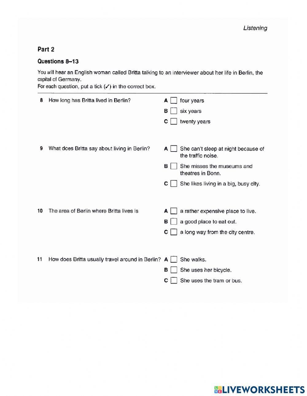 Pet listening homework 2(part 2)