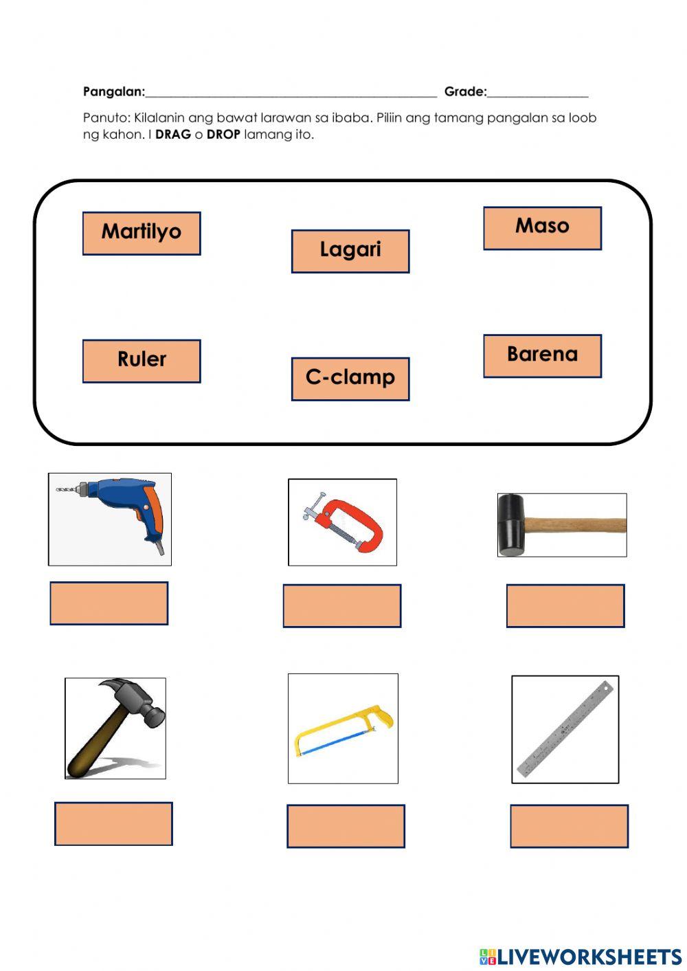 Mga Kasangkapan (Tools)