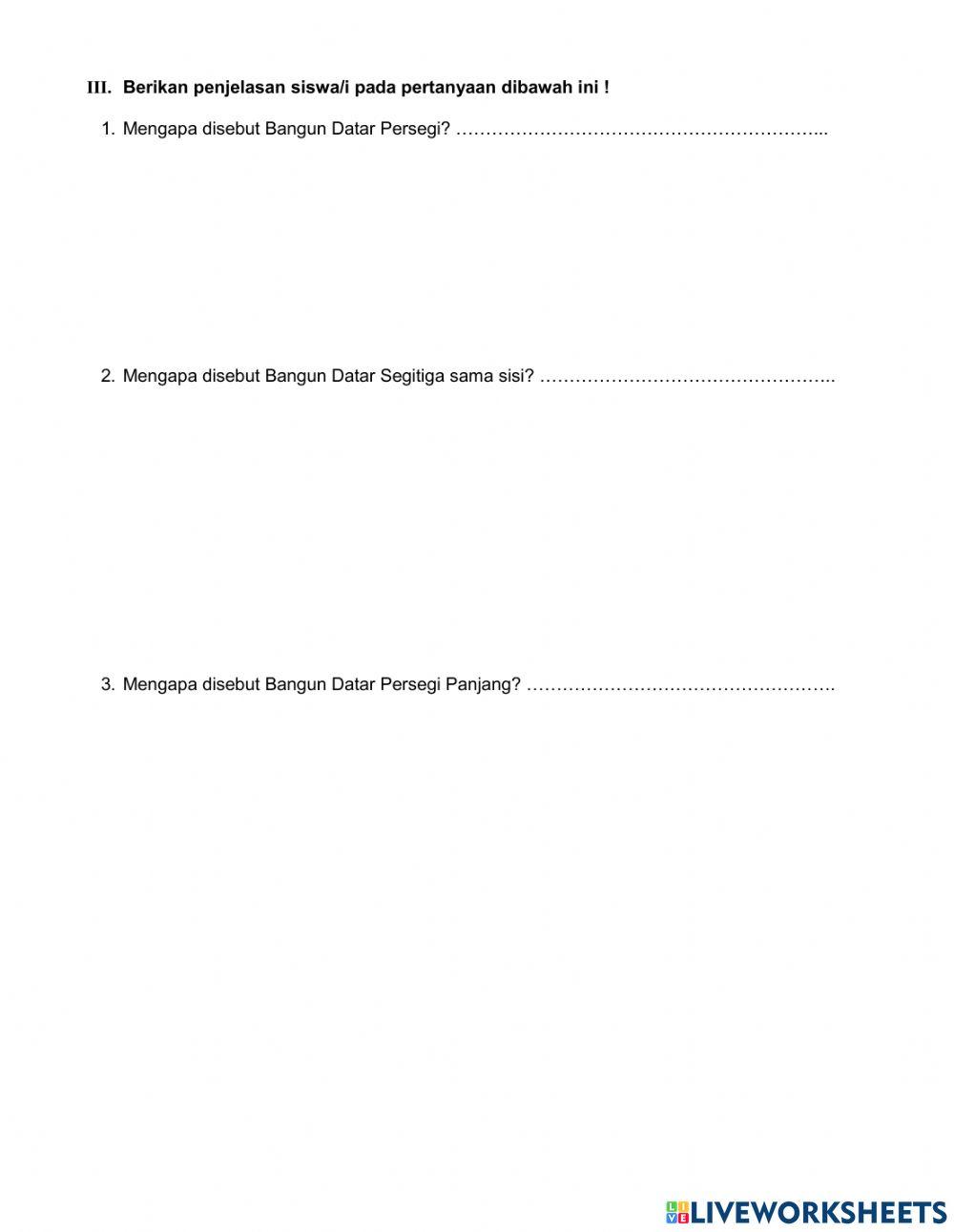 Daily Test Matematika P3