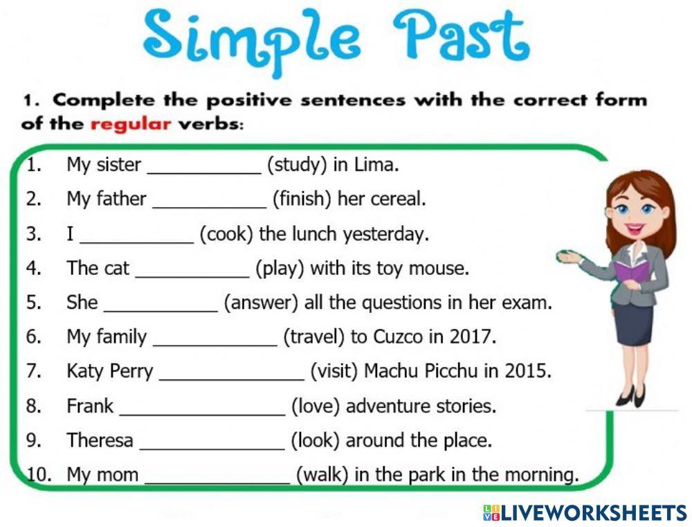 HW MARCH 31st SIMPE PAST