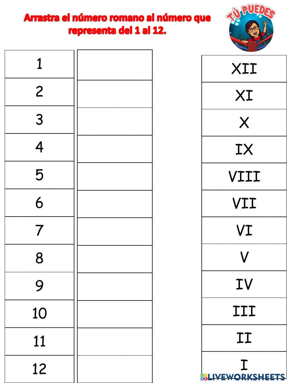 Numeros romanos (repaso) Numeros romanos (repaso)