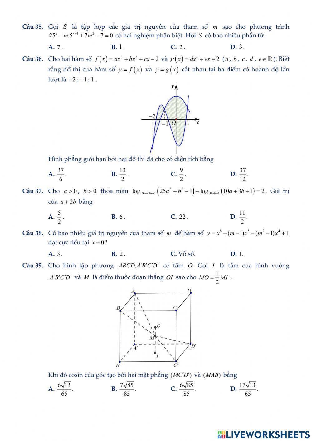 BGD-Đề thi THPT Quốc gia 2018-Mã đề 102