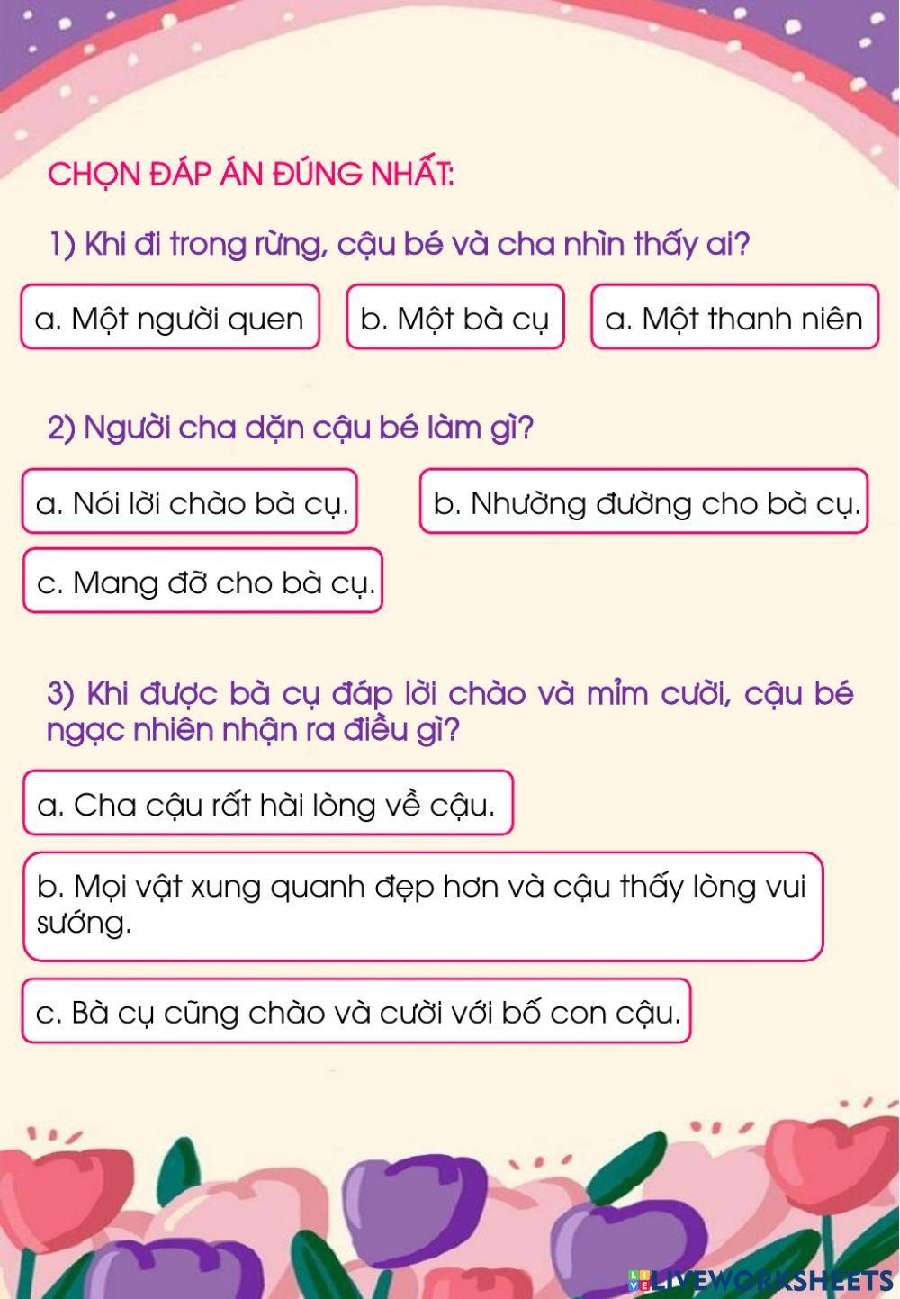 BTCT 28 - Tiếng Việt