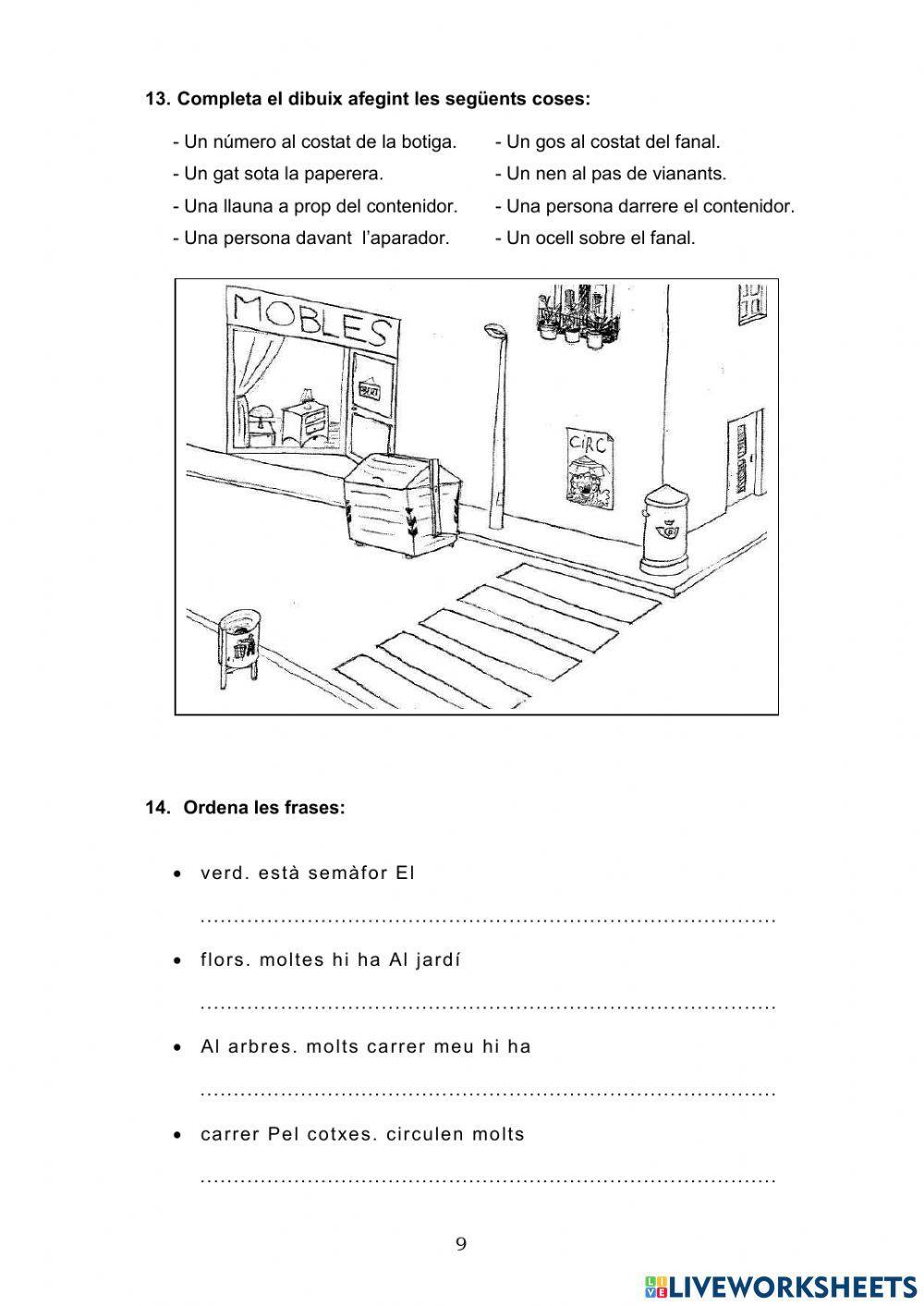 La ciutat.  المدينة  Comencem