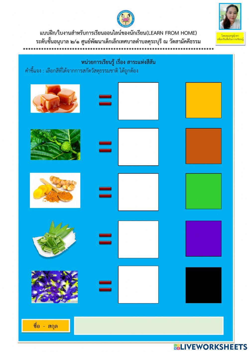 สีจากวัสดุธรรมชาติ