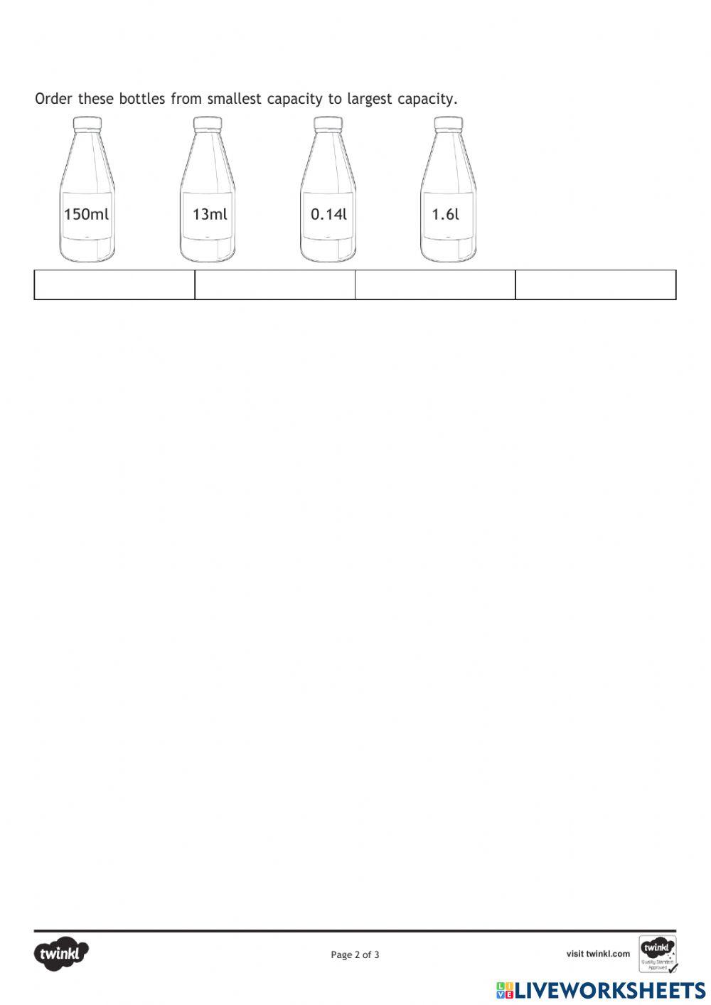 Converting metric units online exercise for live worksheets