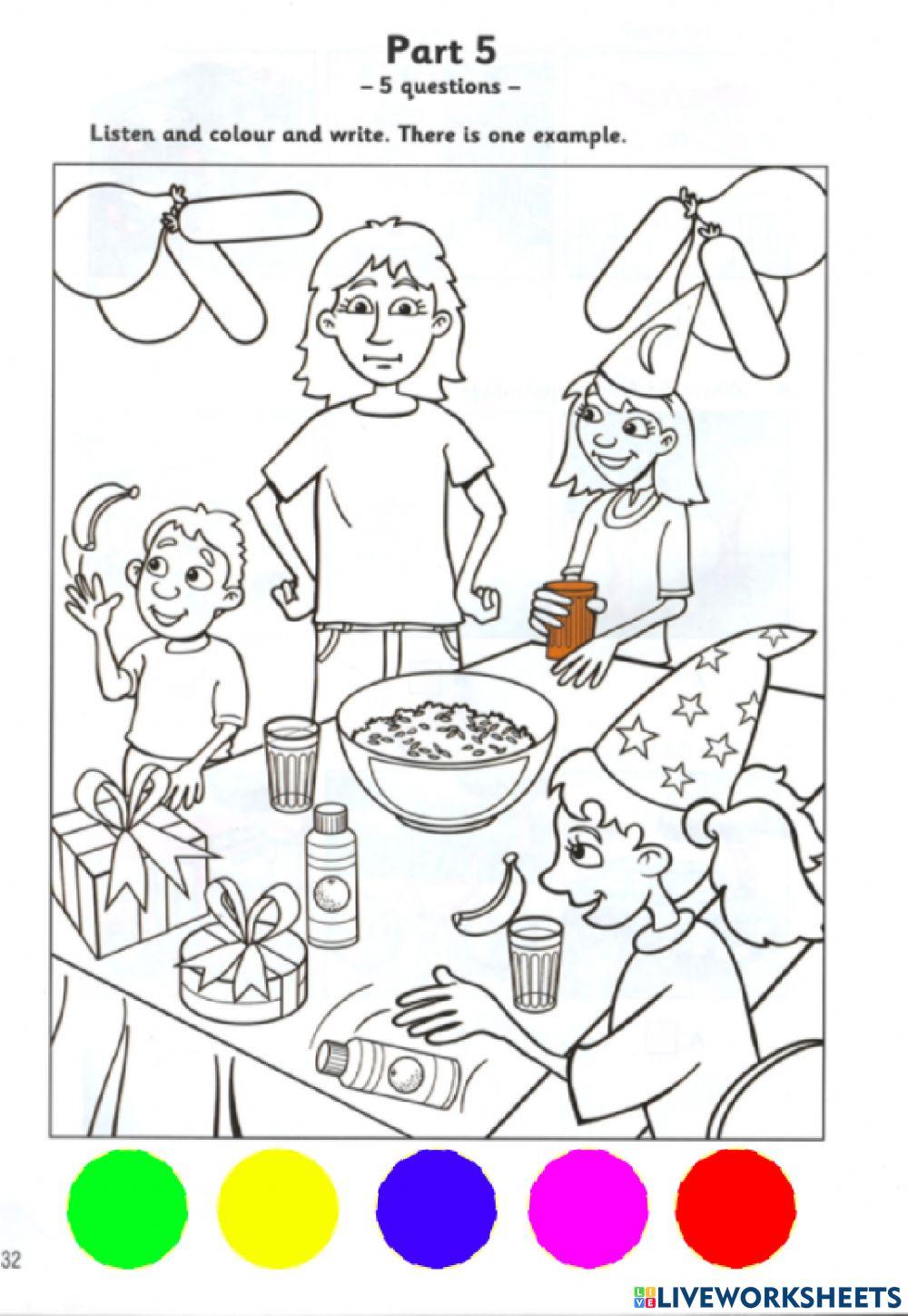 Cambridge Movers Test2 Listening 1.04.2022