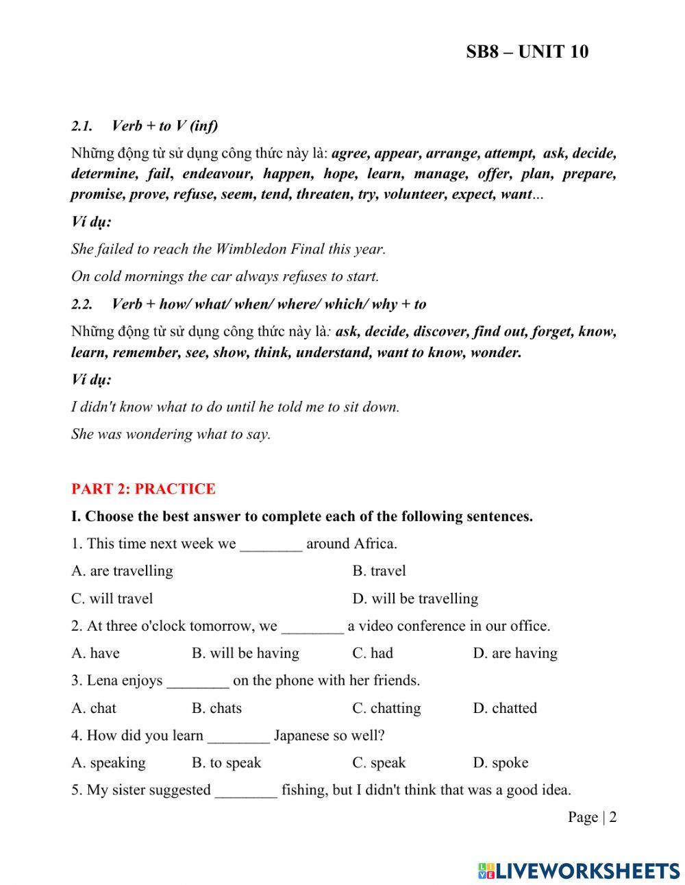 Unit 10-Lesson 2-Grammar