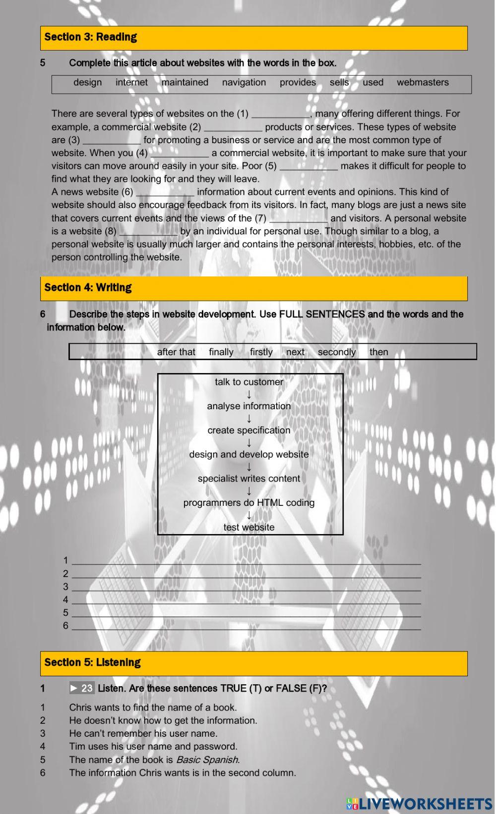 English for Information Technology