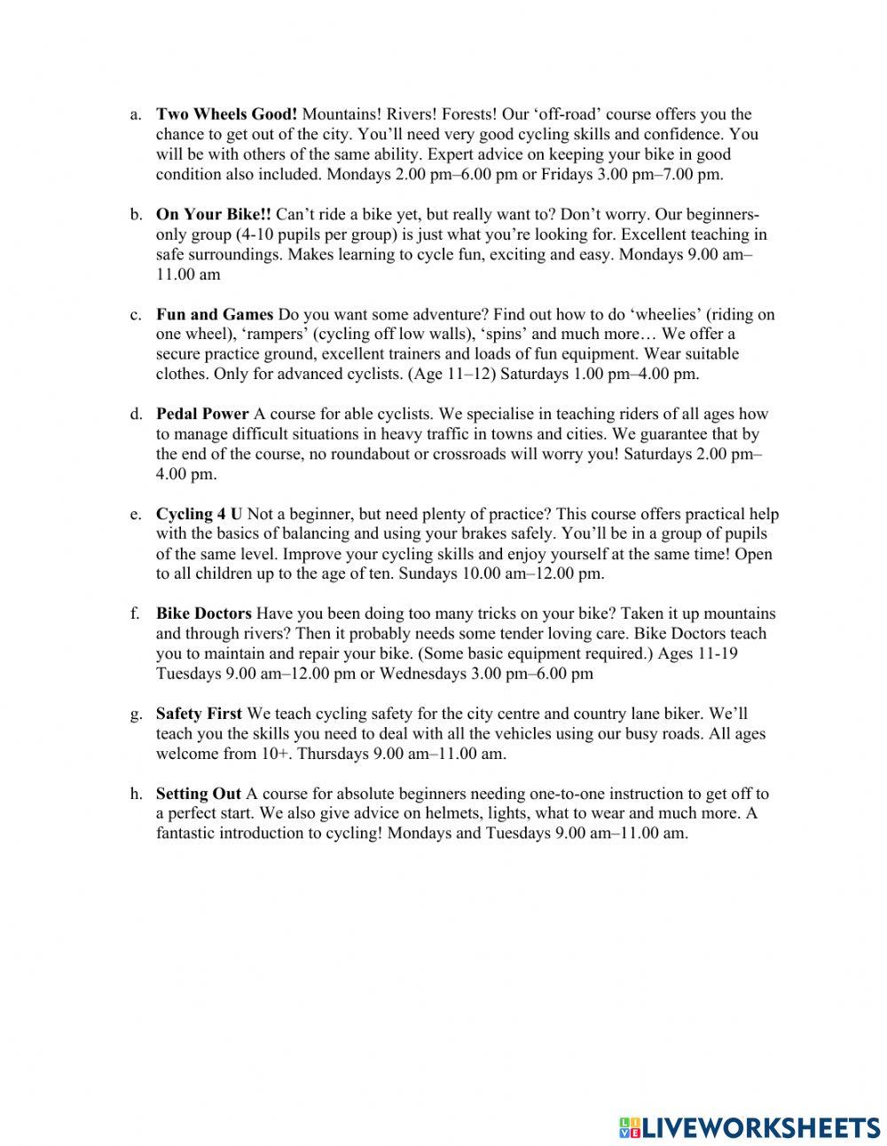 Ninth grade third term