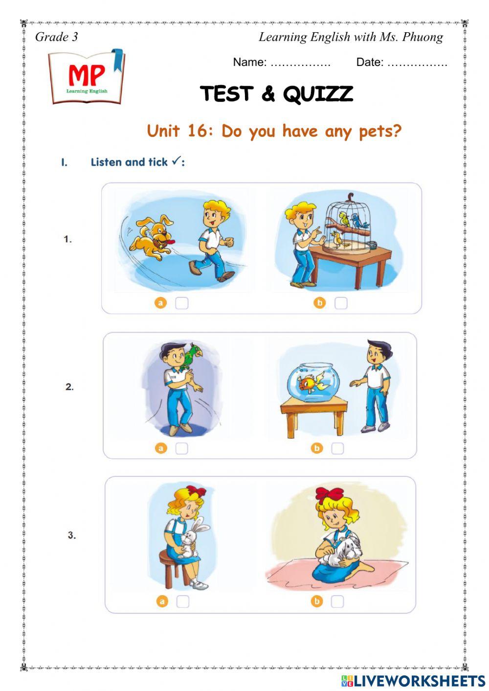 English 3 - Unit 16 - Review