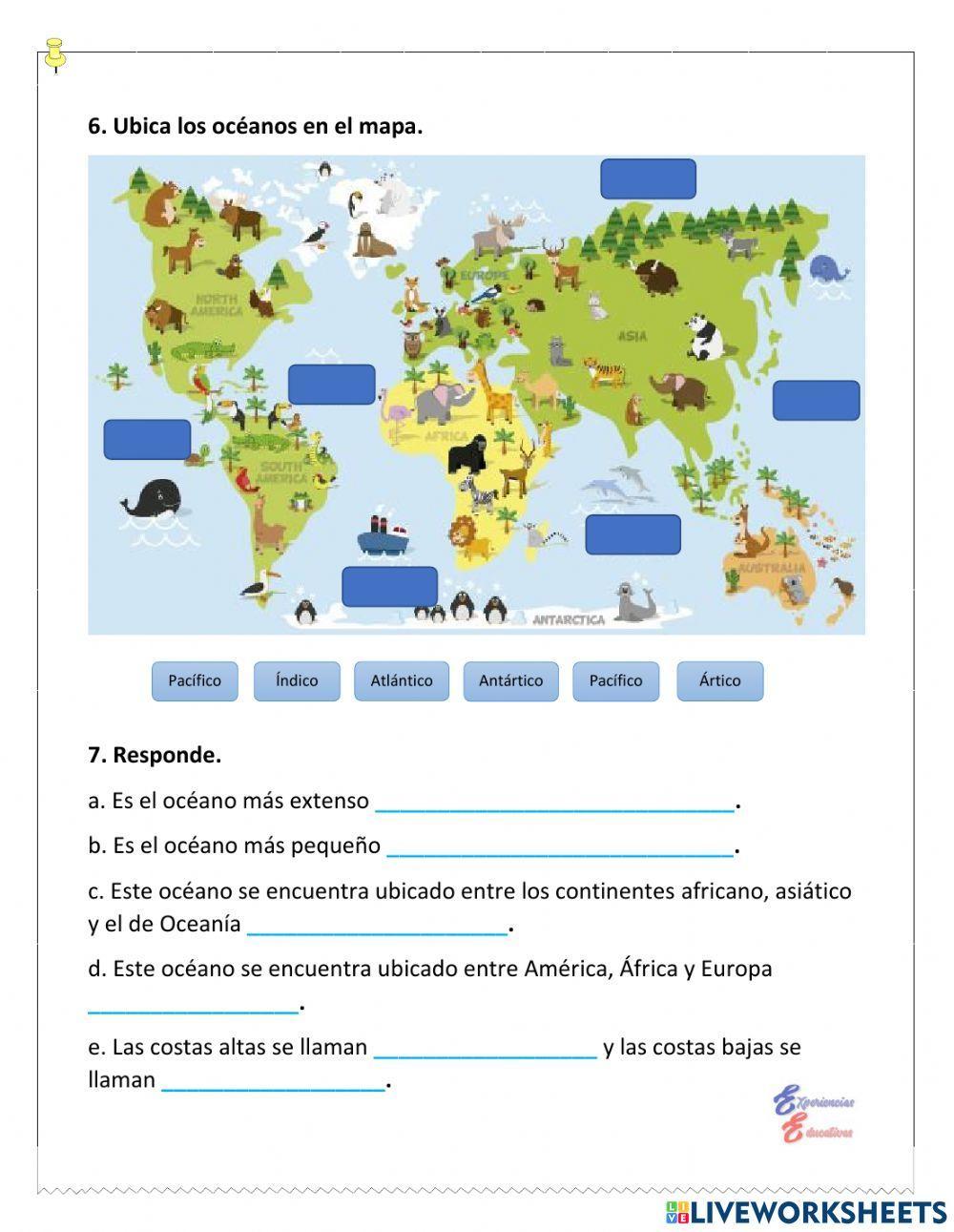 Representación del planeta Tierra