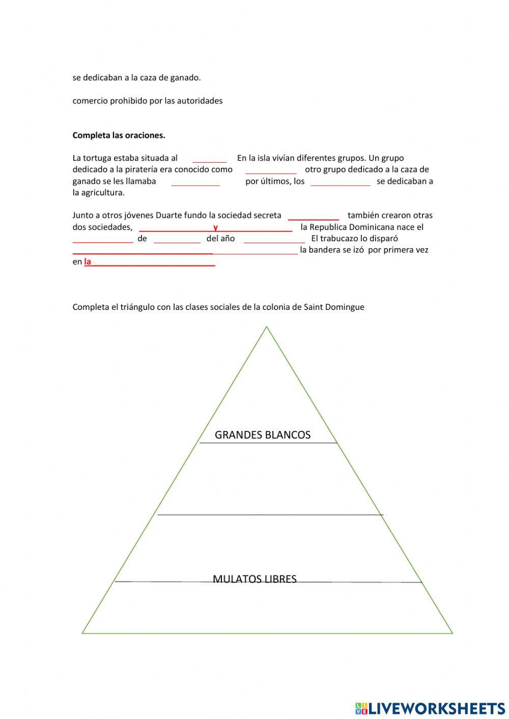 Evaluacion de contenido de sociales