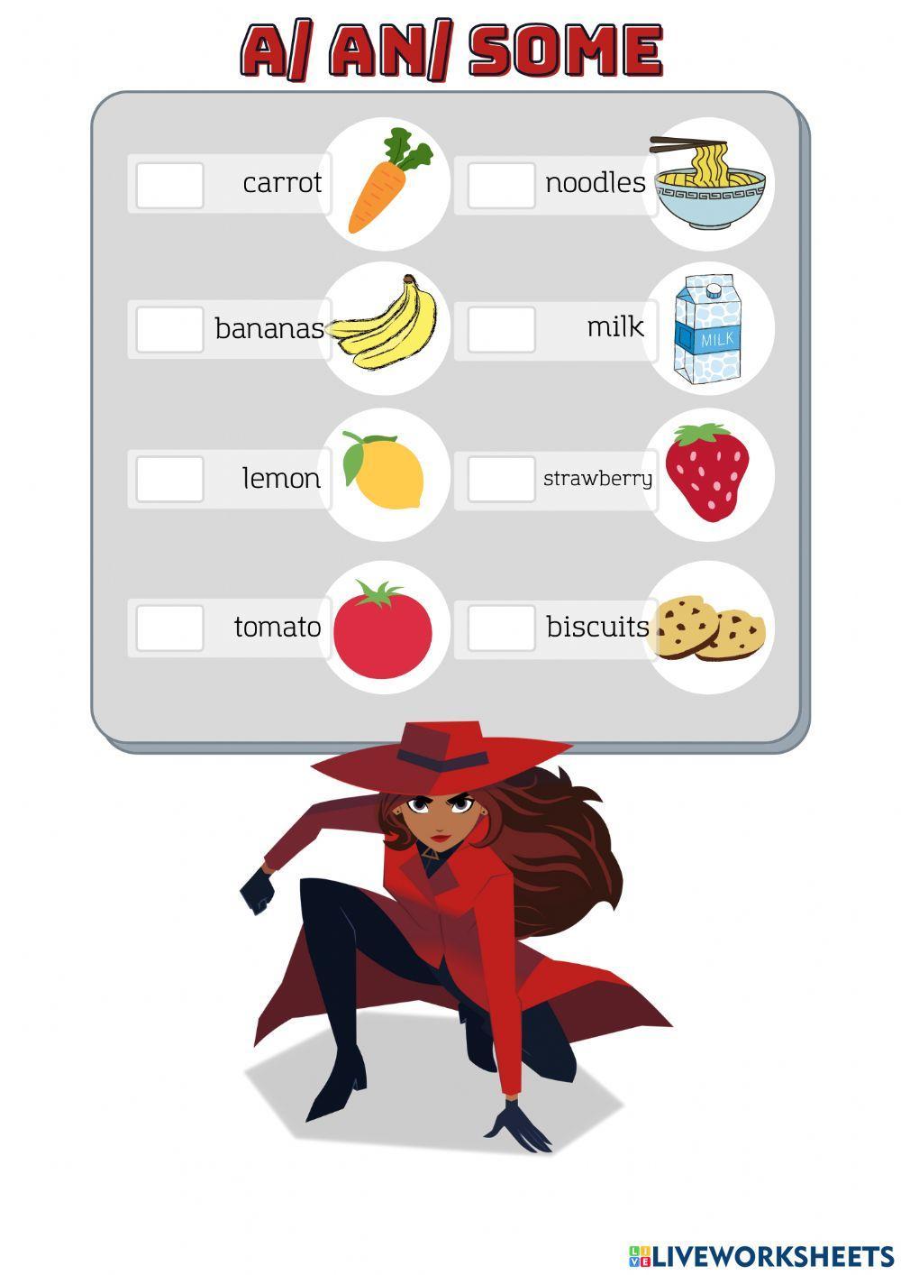 Carmen Sandiego interactive worksheet | Live Worksheets