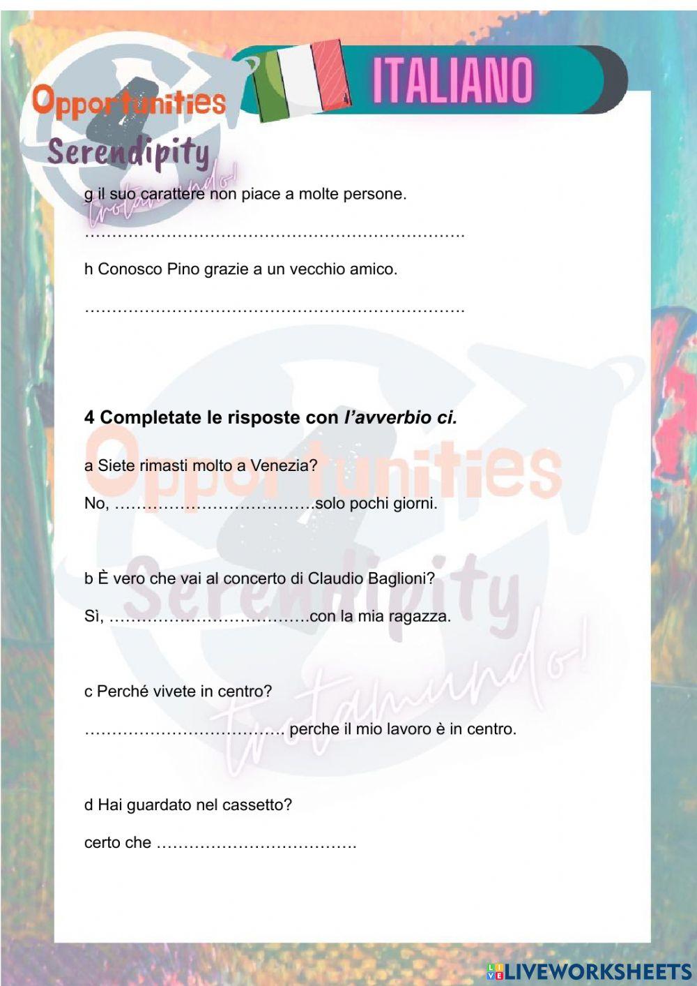 Progetto italiano tarea 17