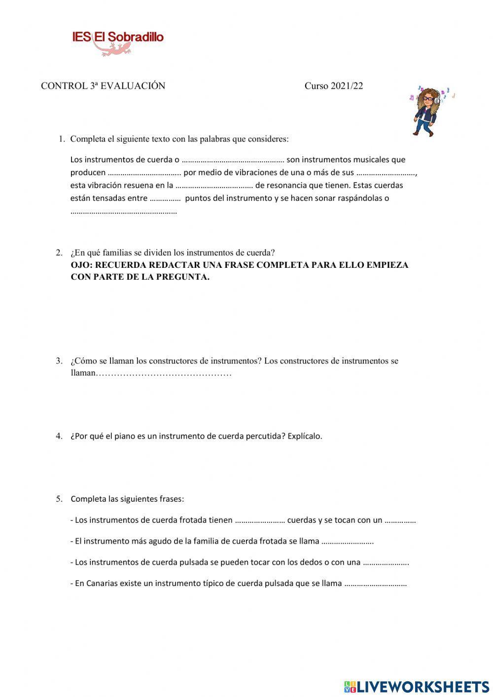 Intrumentos musicales