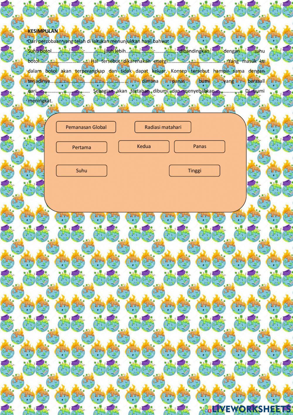 Peyebab Pemanasan Global