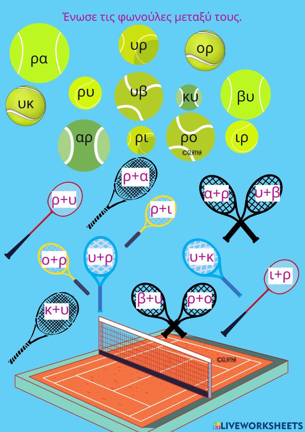 Τα γράμματα Ρρ και Υυ
