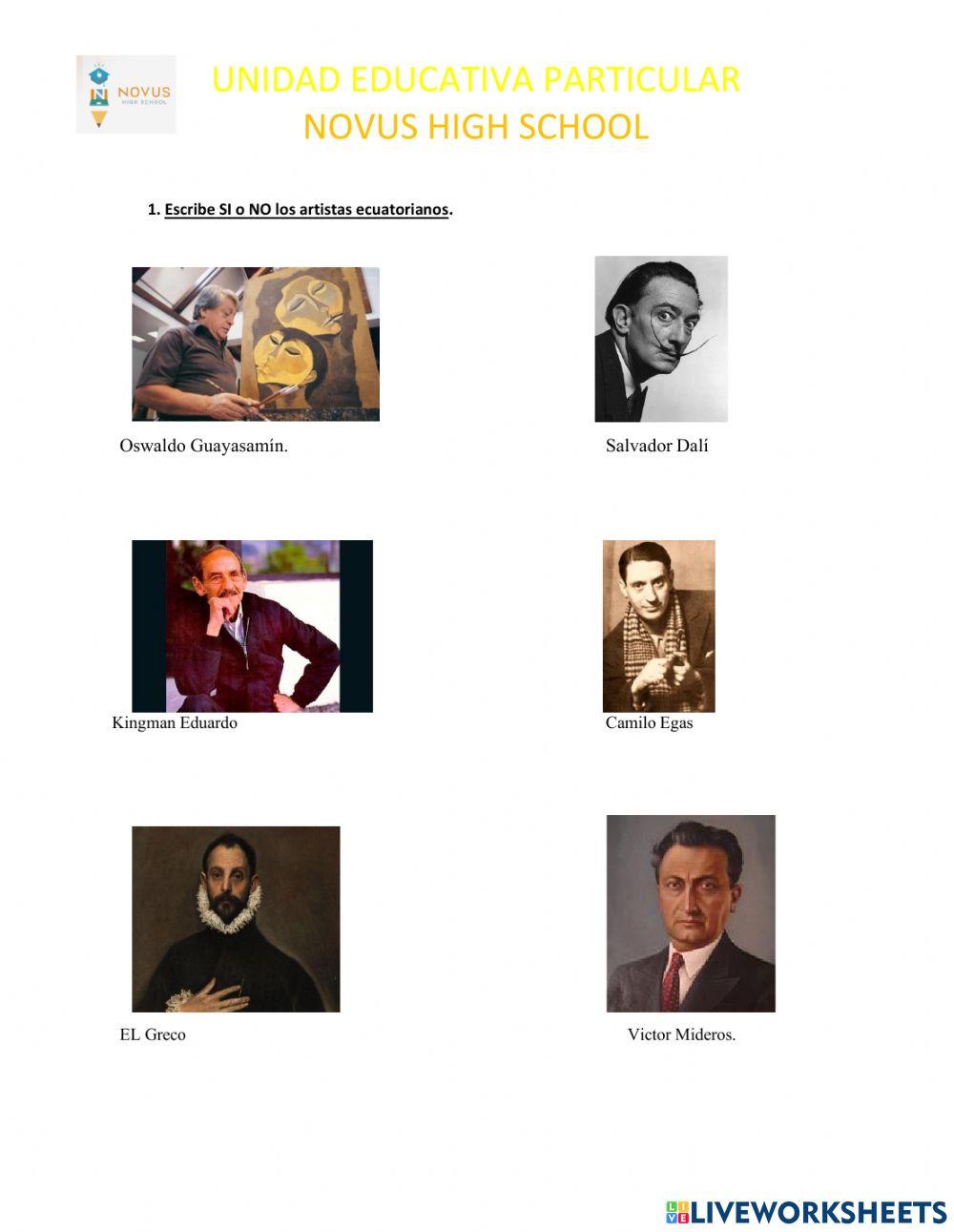 Artistas ecuatorianos