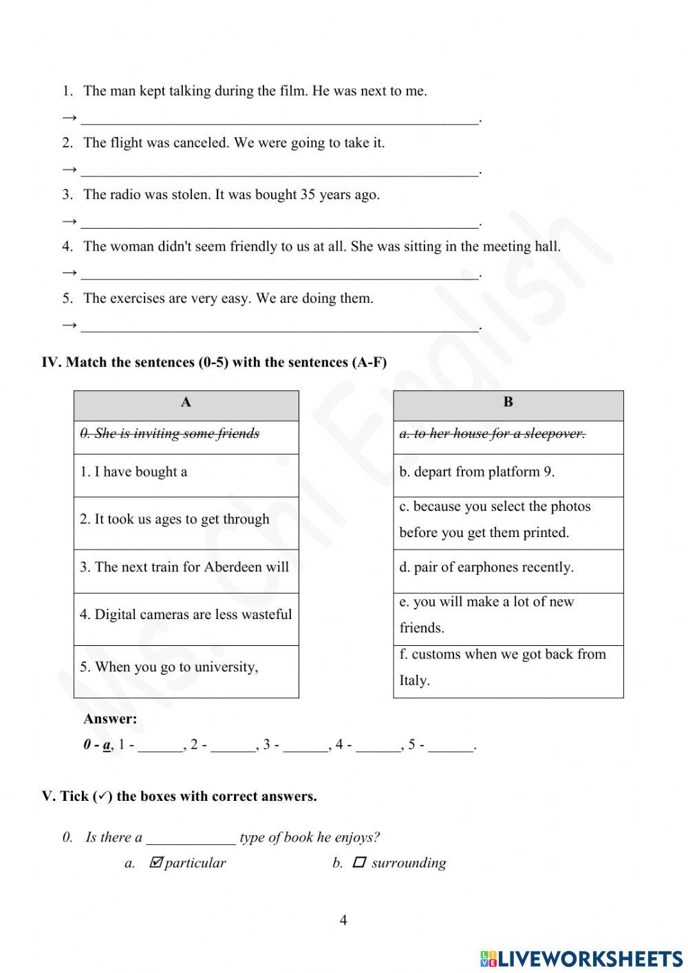 07.03.22- Gold A2+ - U8 Vocab 1