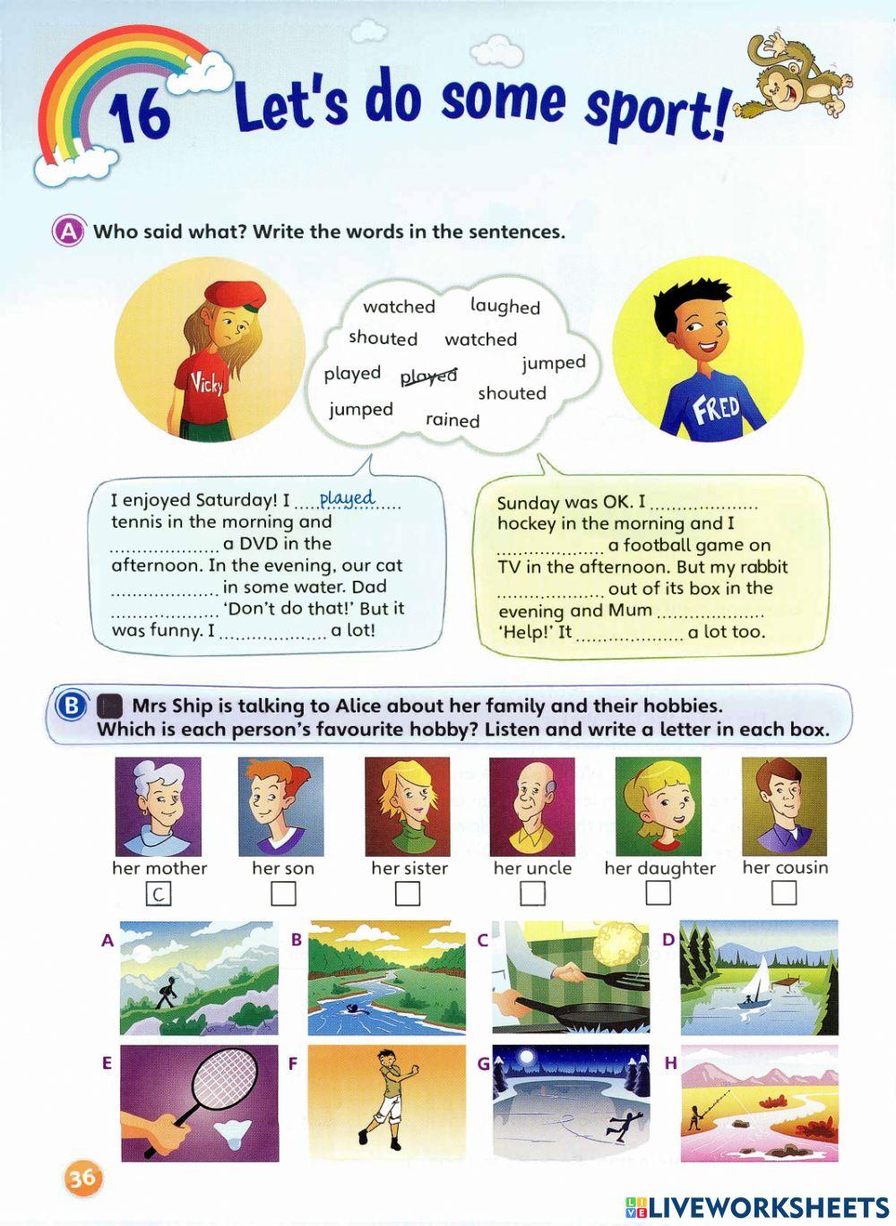 Let's do some sports