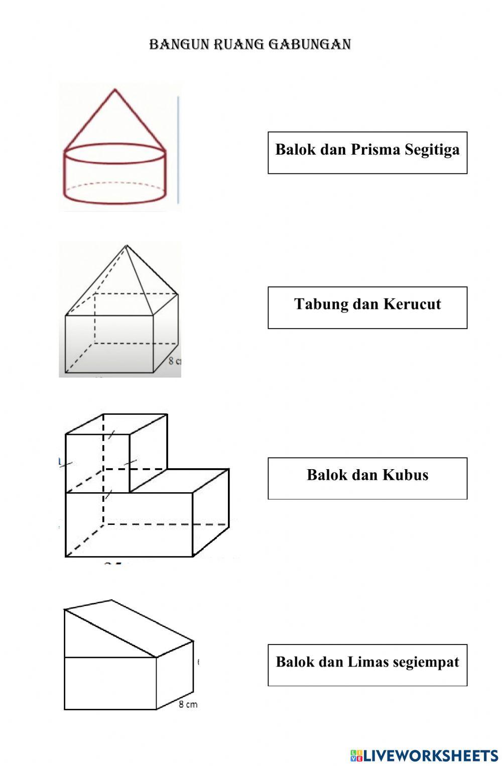 Bangun ruang gabungan