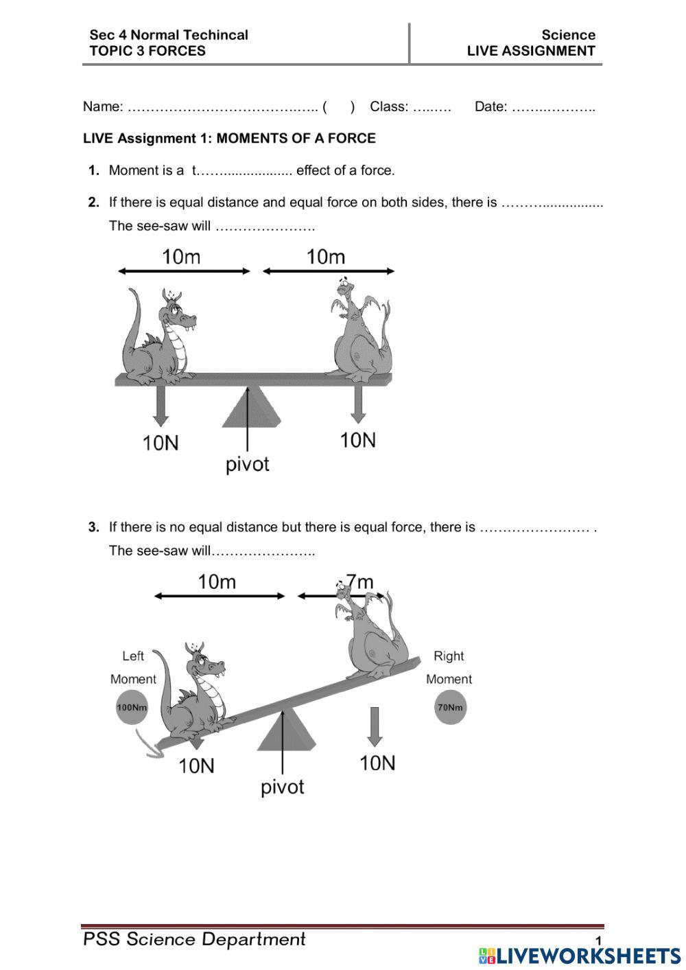 live assignment 3.5 moments