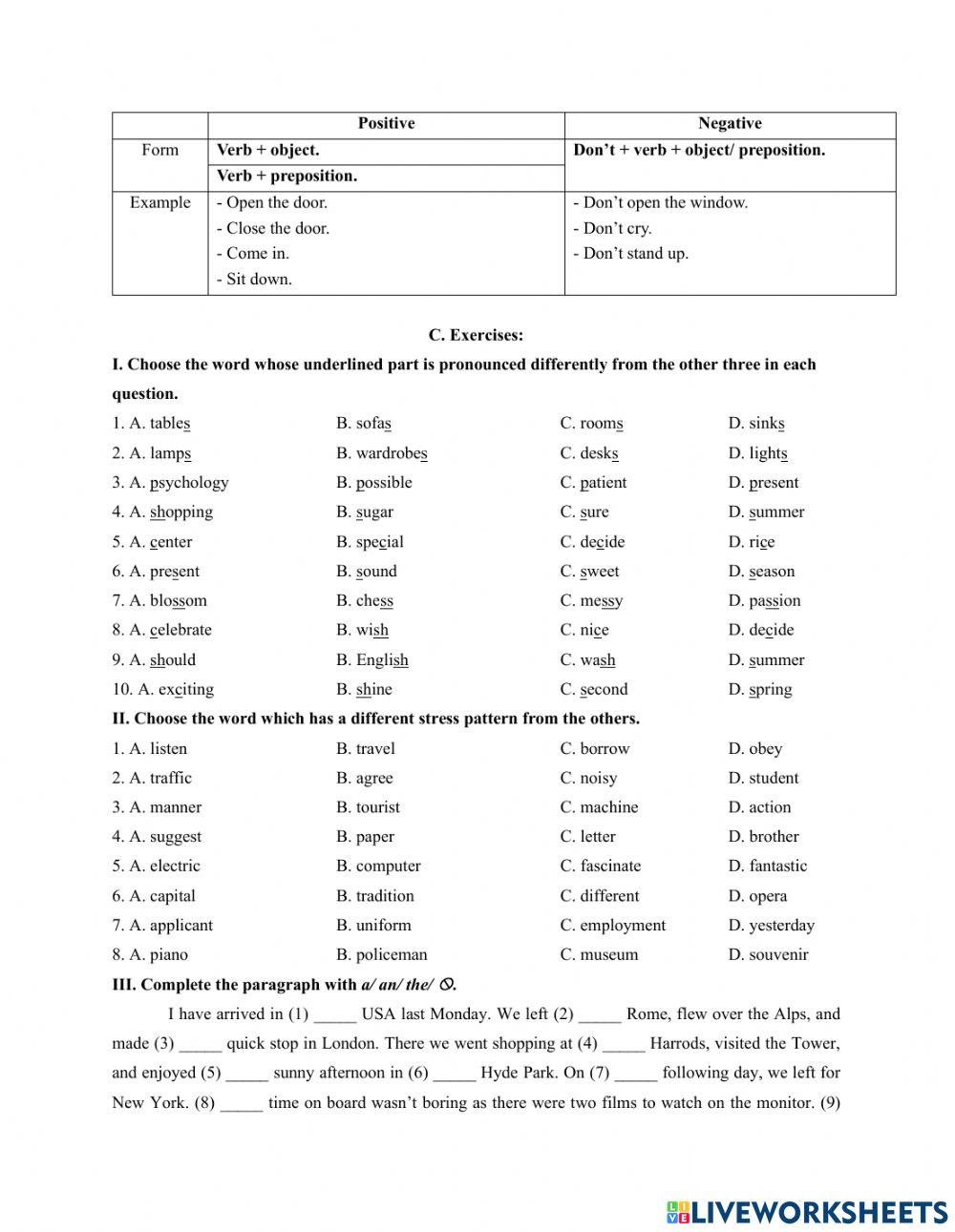 ISW6- Revision Mid term test 2nd semester P1
