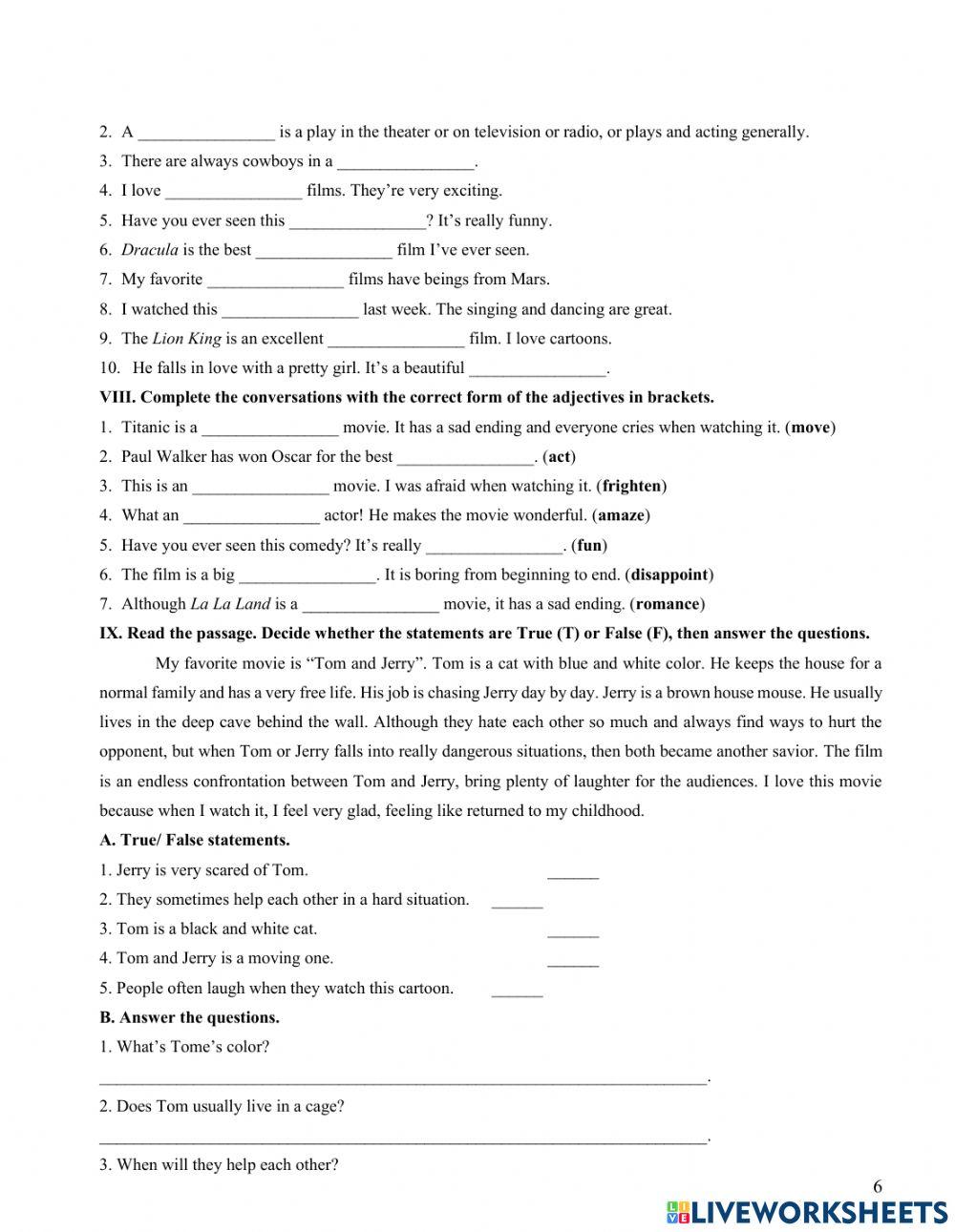 Isw6- Revision Mid term test 2nd semester P2