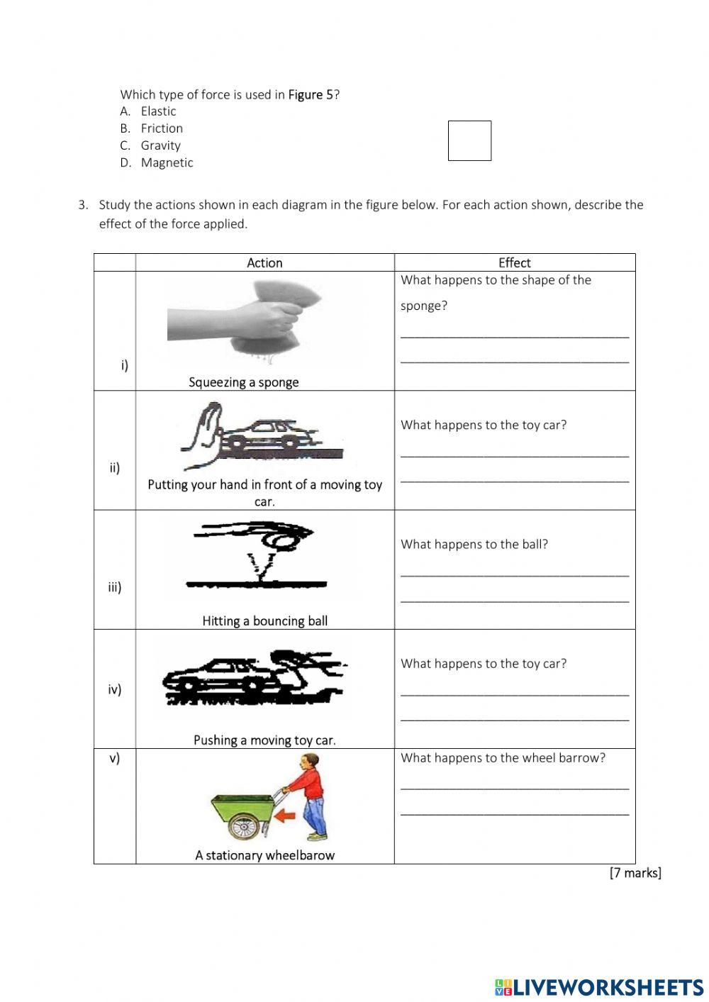 Forces and Movement (Test 2)
