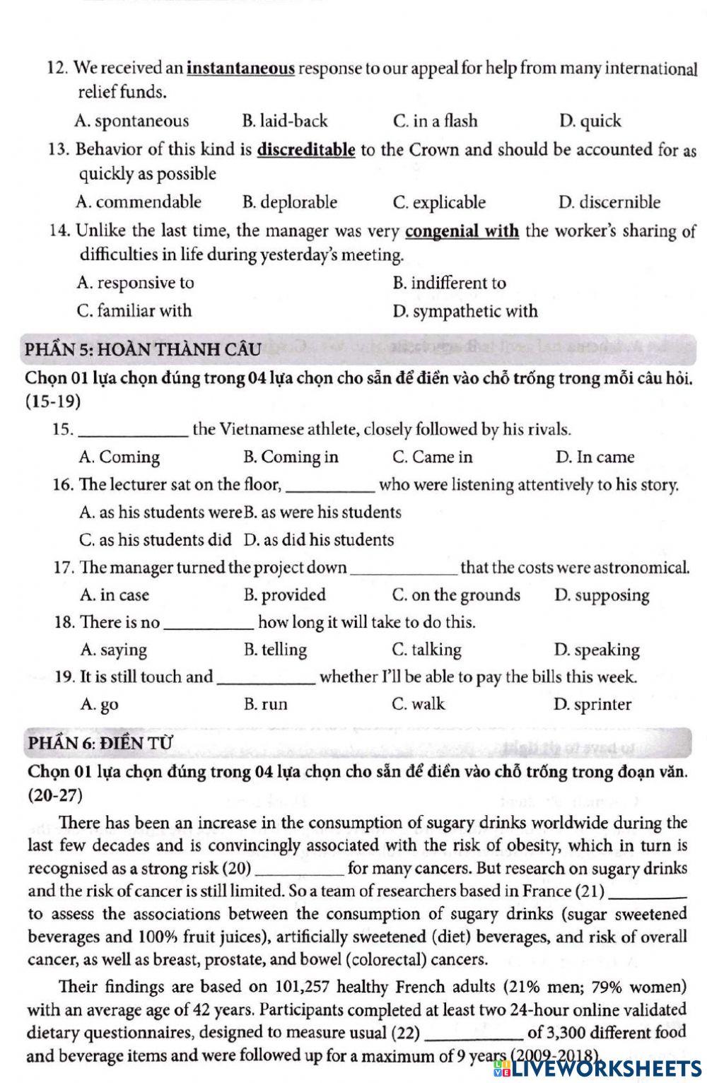 (CNN) Mock test 05 (part 1)