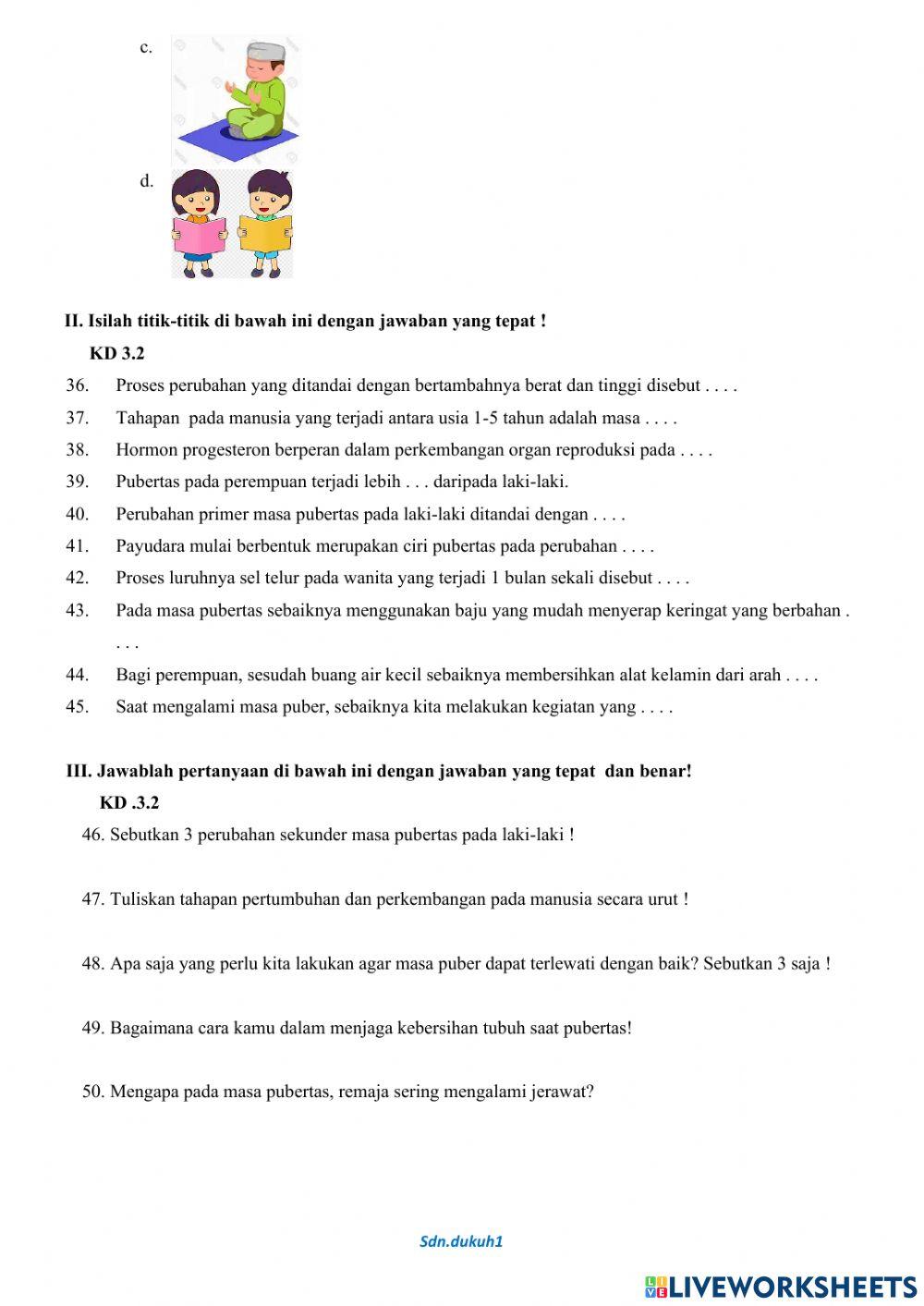 Soal PTS IPA Semester 2 Kelas 6