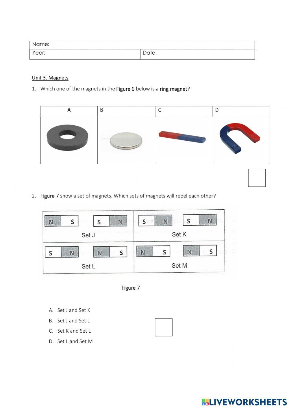 Magnets (Test 3)