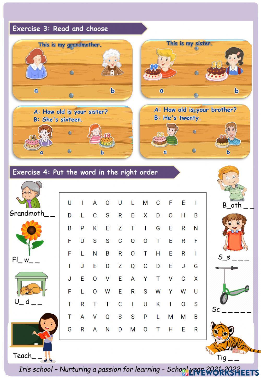 Tiếng Anh 2-25th-Weekeend WS