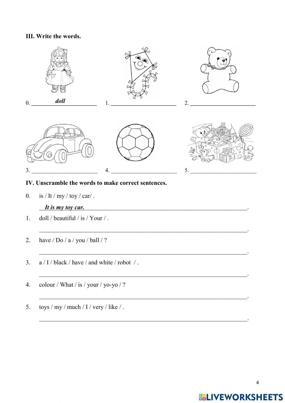 Grade 3-Unit 15:Do you have any toys?