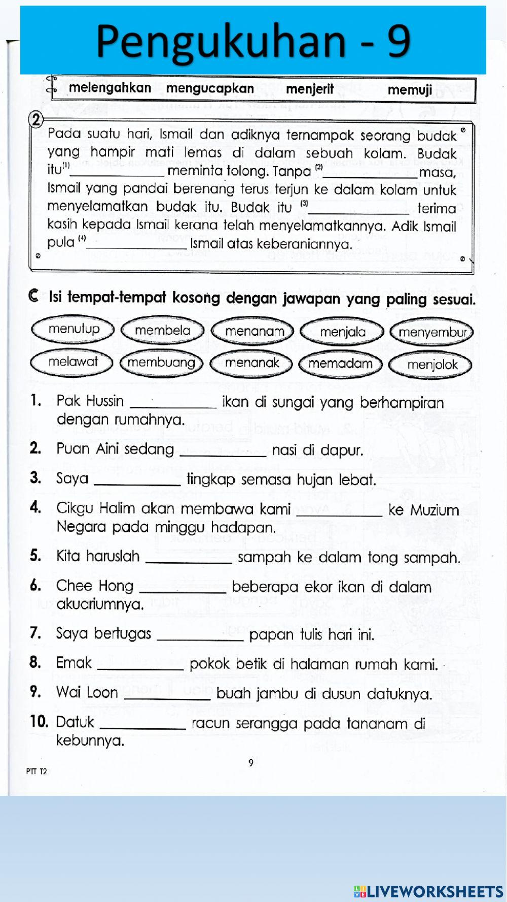 Kata Kerja Aktif Transitif Kata Kerja Aktif Transitif