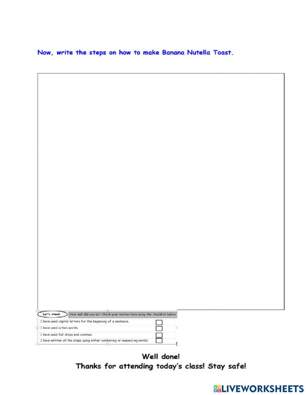 English test paper year 6