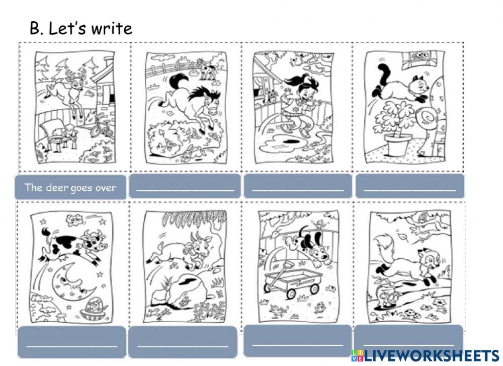 Everybody up starter review letters A-P