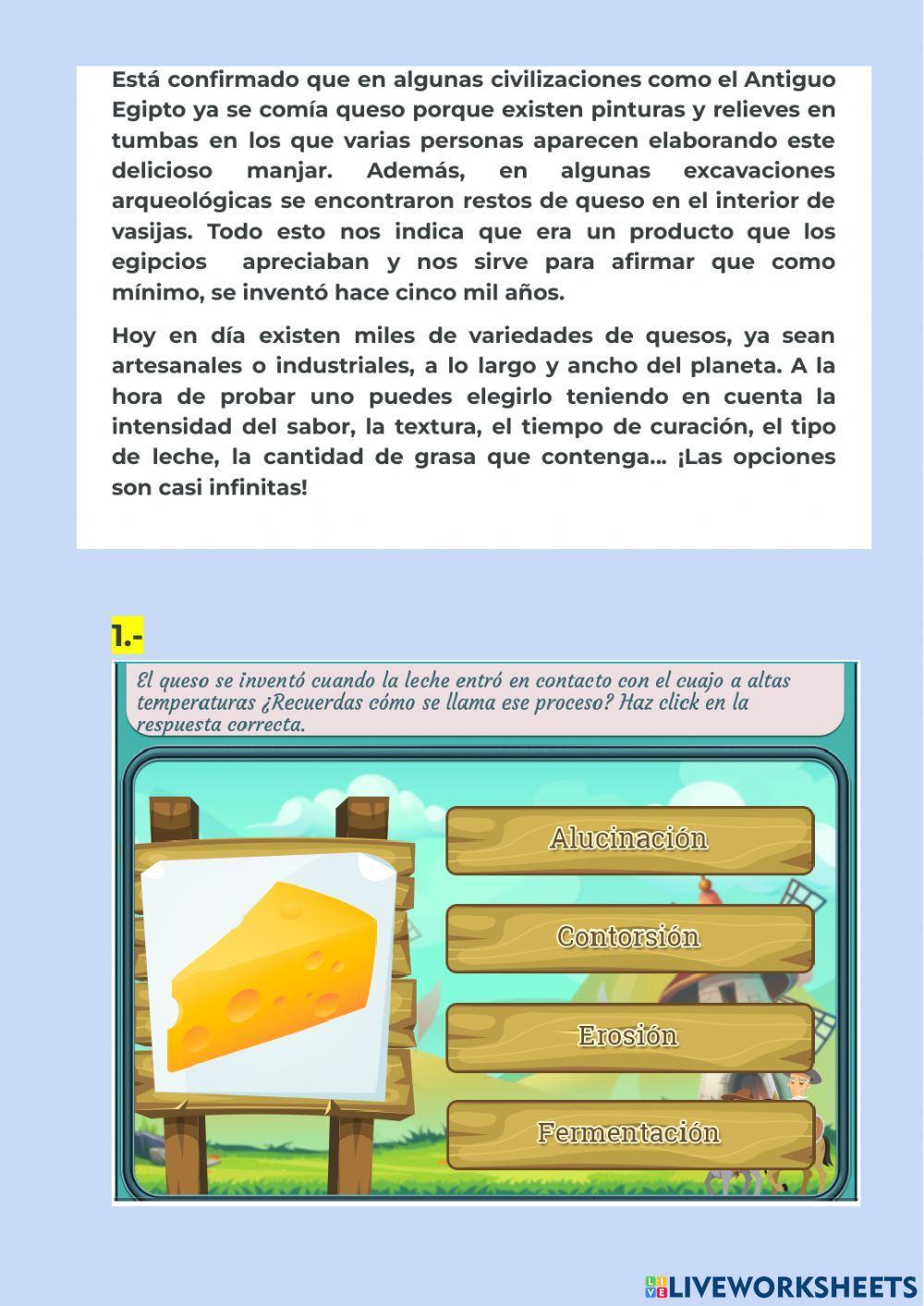 El origen del queso
