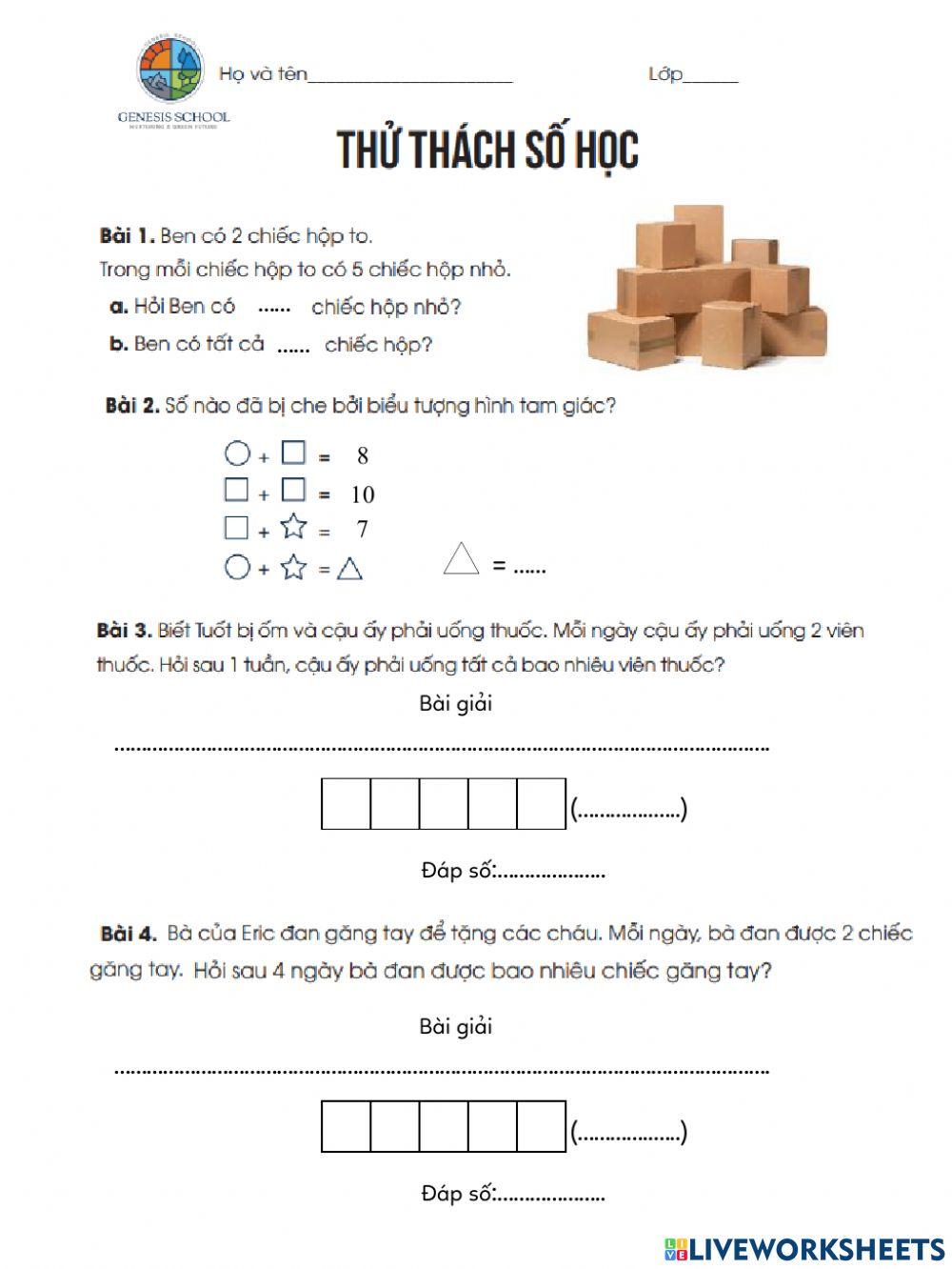 Toán tư duy tuần 26