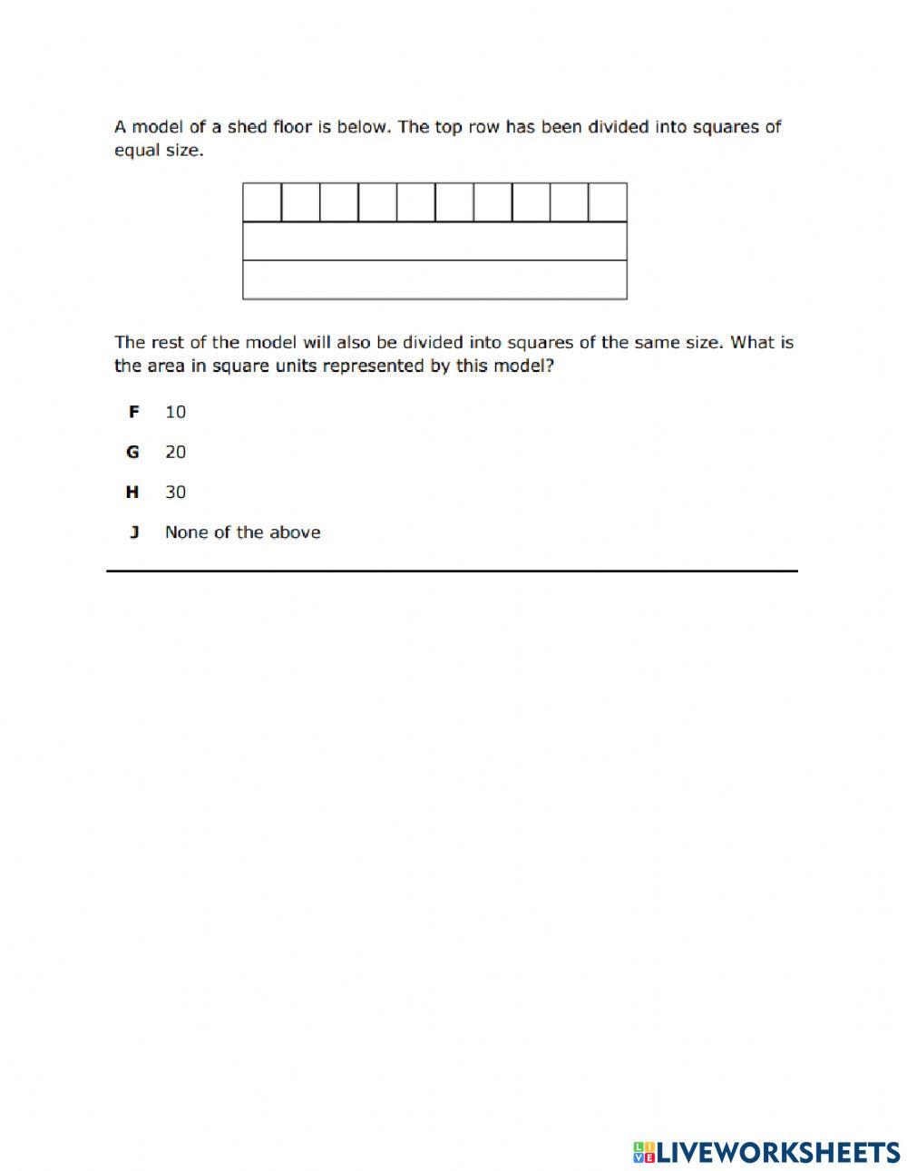 Geometry  Area Perimeter